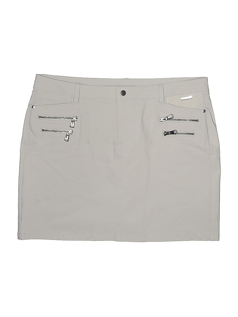 MDC Solid Gray Active Skort Size EU 44 / US 14 - photo 1