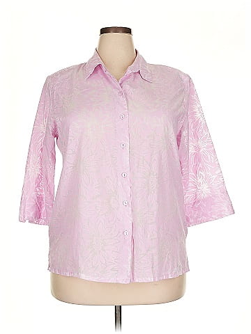 Allison Daley 3/4 Sleeve Button-Down Shirt (view 1)