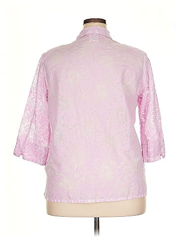 Allison Daley 3/4 Sleeve Button-Down Shirt (view 2)