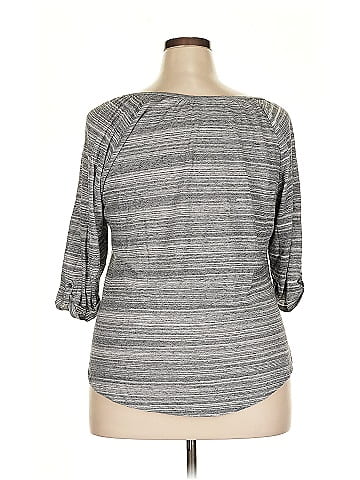 a.n.a. A New Approach 3/4 Sleeve Top (view 2)