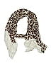 Unbranded Animal Print Ivory Brown Scarf One size - photo 1
