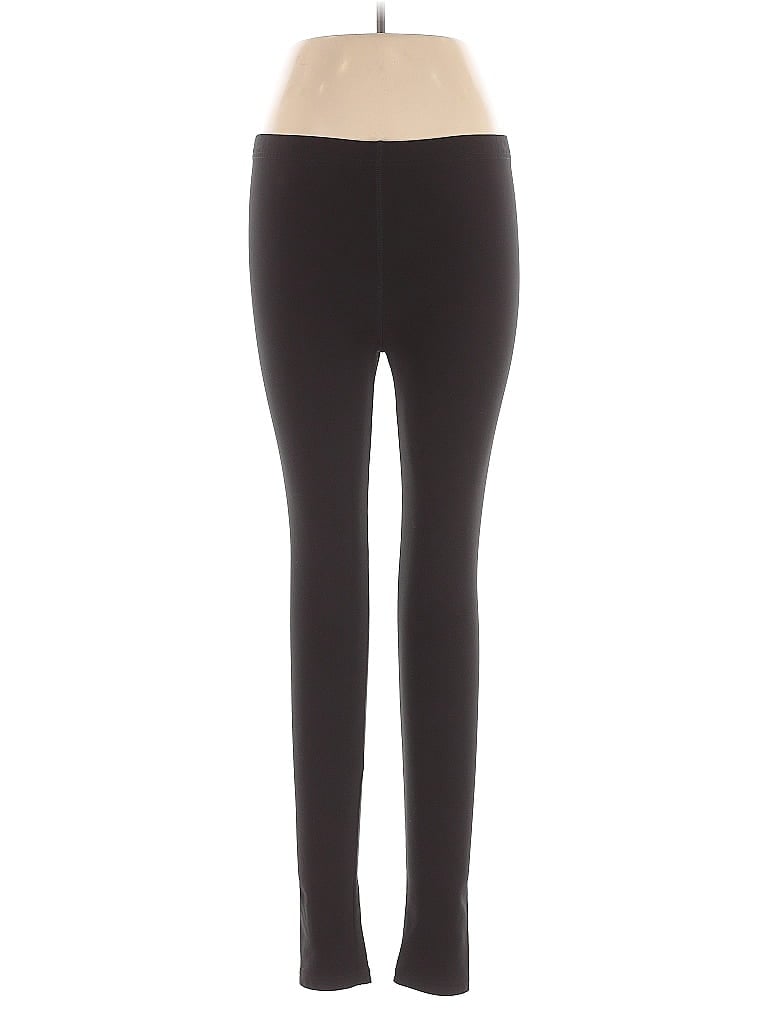Pre-owned Plush Leggings In Black