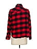 Unbranded 100% Cotton Plaid Red Long Sleeve Button-Down Shirt Size S - photo 2