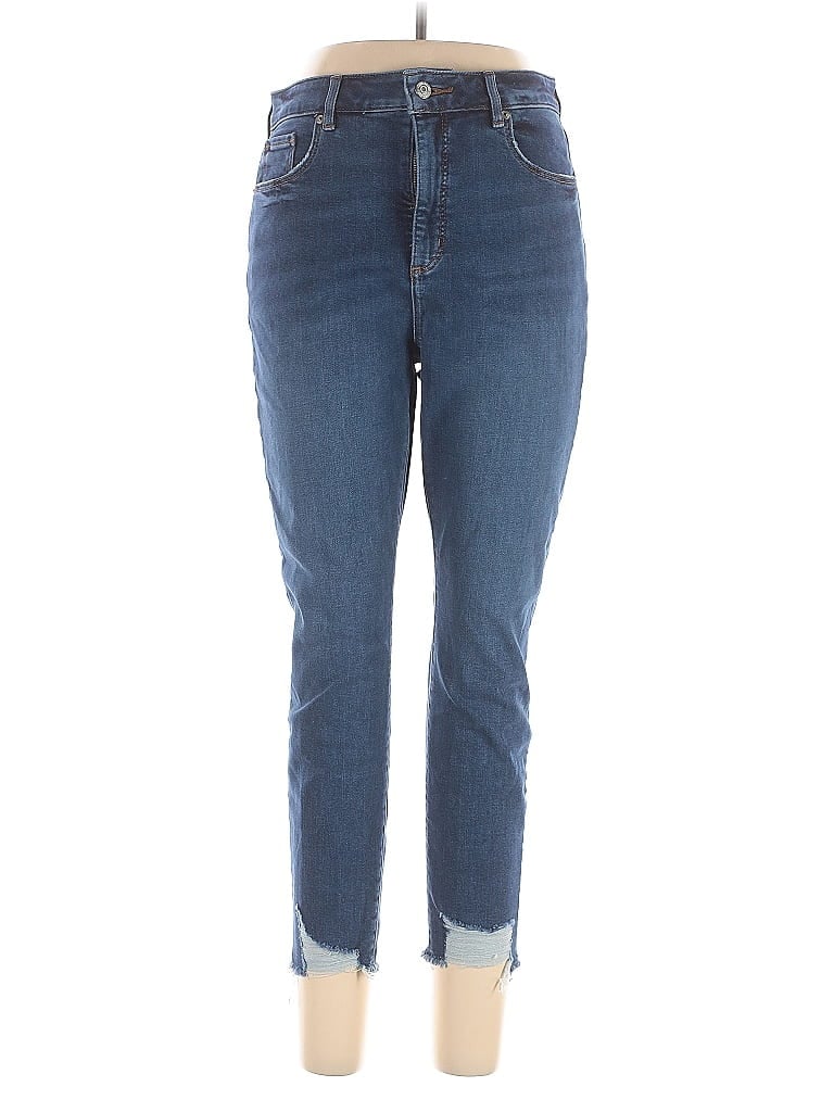 Pre-owned Ann Taylor Loft Jeans In Blue