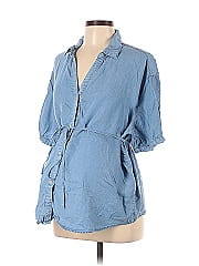 H&M Mama 3/4 Sleeve Button Down Shirt