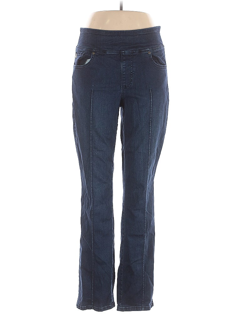 Belle By Kim Gravel Blue Jeggings Size 12 - photo 1