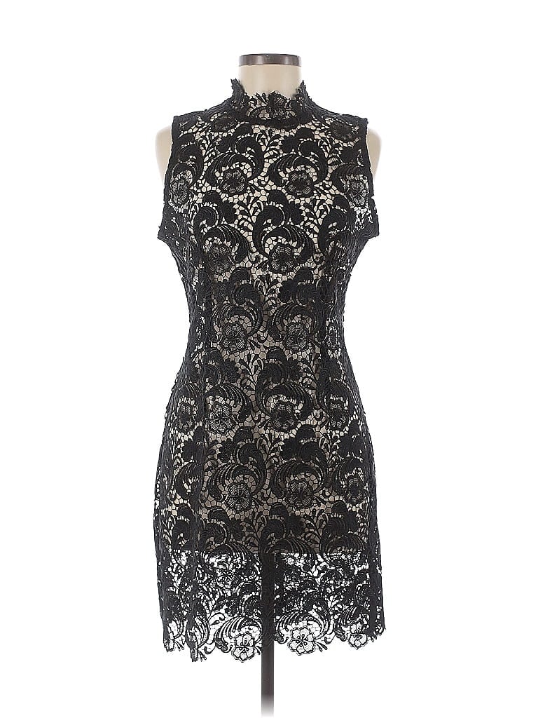 Gracia Black Cocktail Dress Size M - photo 1