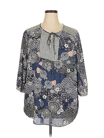 NYDJ 3/4 Sleeve Blouse (view 1)