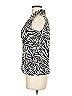 Jones New York Signature Ivory Black Sleeveless Blouse Size M - photo 4