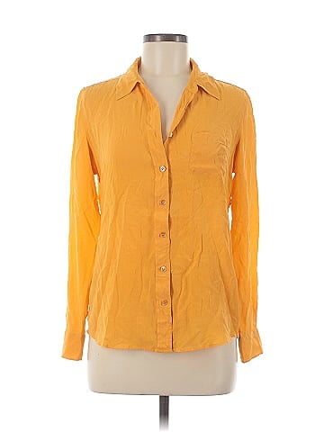 Equipment Long Sleeve Silk Top (view 1)