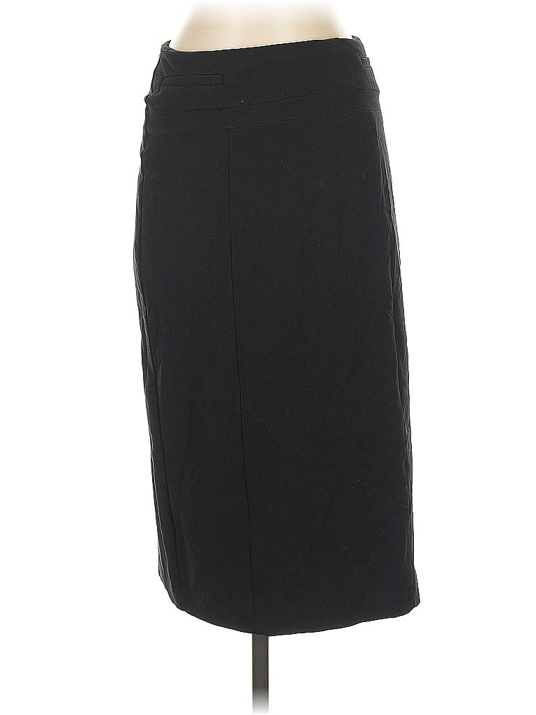 7th Avenue Design Studio New York & Company Solid Black Formal Skirt Size 0 - photo 1