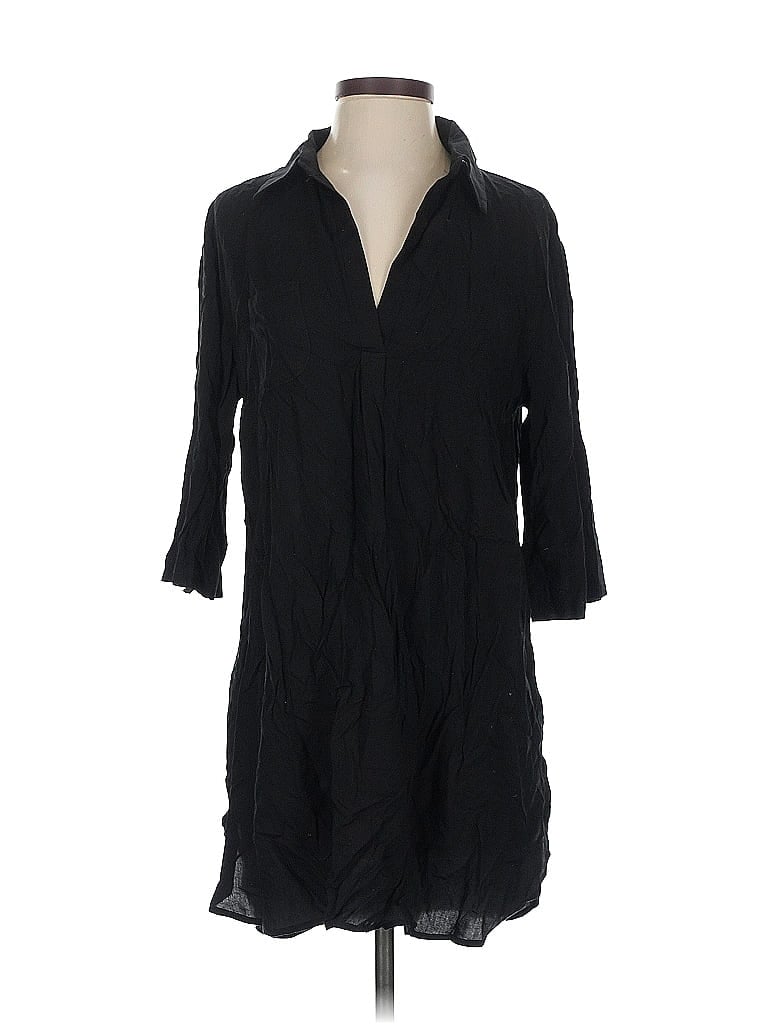Pre-owned Ekouaer Casual Dress In Black