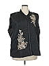 For Cynthia 100% Polyester Black Vest Size 3X - photo 1