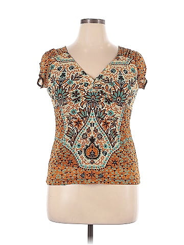 Nicole by Nicole Miller Short Sleeve Top (view 1)