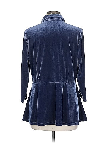 Isaac Mizrahi LIVE! 3/4 Sleeve Button-Down Shirt (view 2)