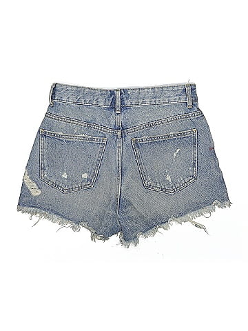 Zara TRF Denim Shorts (view 2)