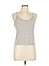 Unbranded 100% Polyester Silver Tank Top Size L - photo 1