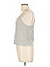 Unbranded 100% Polyester Silver Tank Top Size L - photo 5