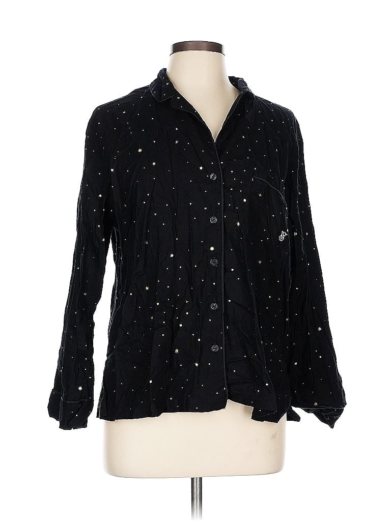 Click to view more detailed imagery on our partner's website Pre-owned Victoria's Secret Long Sleeve Blouse In Black