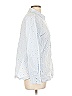 Talbots Outlet 100% Cotton Polka Dots Blue Long Sleeve Button-Down Shirt Size L - photo 3