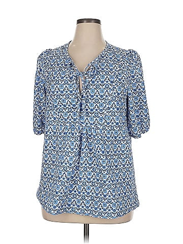 Ann Taylor LOFT Short Sleeve Blouse (view 1)