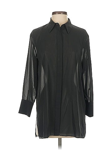 Alice + Olivia 3/4 Sleeve Silk Top (view 1)