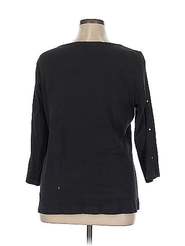 AK Anne Klein 3/4 Sleeve Top (view 2)