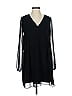 BCBGeneration 100% Polyester Solid Black Casual Dress Size S - photo 1
