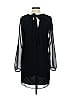 BCBGeneration 100% Polyester Solid Black Casual Dress Size S - photo 2
