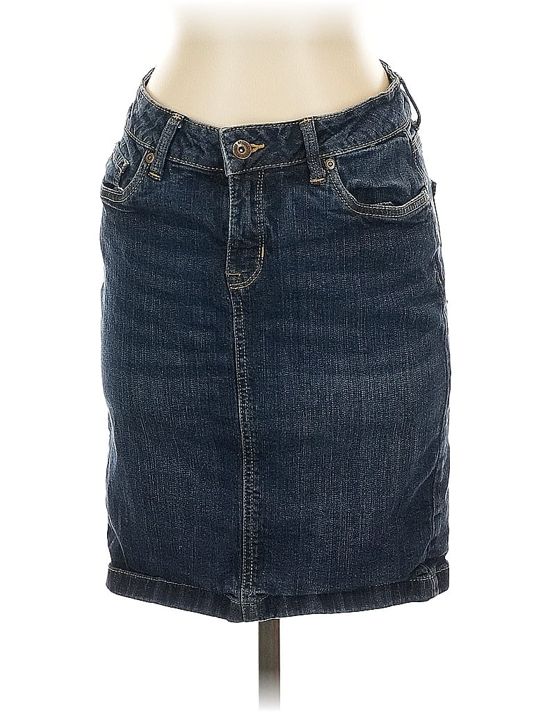Pre-owned Sonoma Goods For Life Denim Skirt In Blue