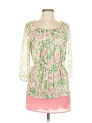 Talbots 3/4 Sleeve Silk Top