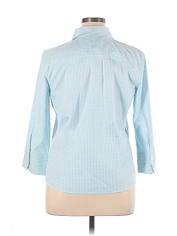 Foxcroft 3/4 Sleeve Button-Down Shirt (view 2)
