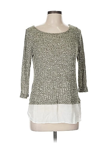 Soho JEANS NEW YORK & COMPANY 3/4 Sleeve Top (view 1)