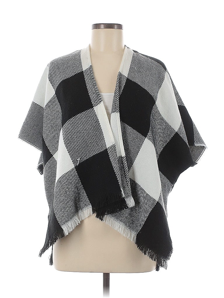 Pre-owned Anna & Ava Poncho In Black