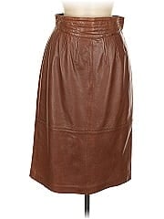 Escada Leather Skirt