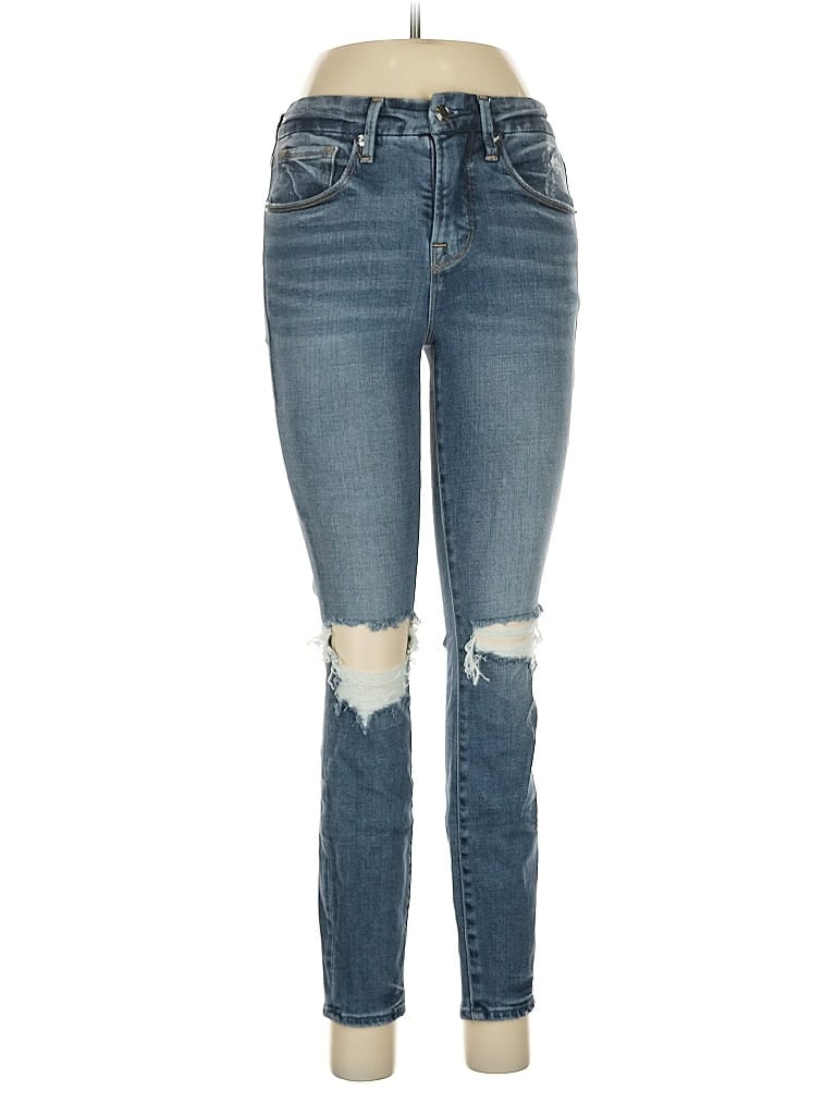 Pre-owned Good American Jeans In Blue