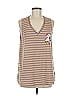 Mystree Tan Sleeveless Top Size M - photo 1
