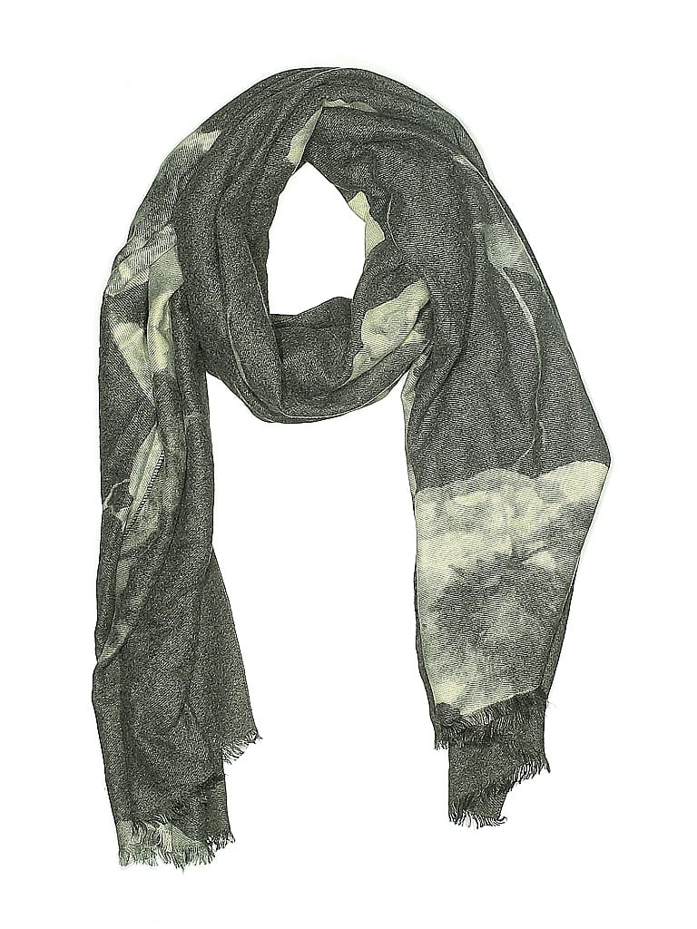 Pre-owned Joy Susan Scarf In Gray