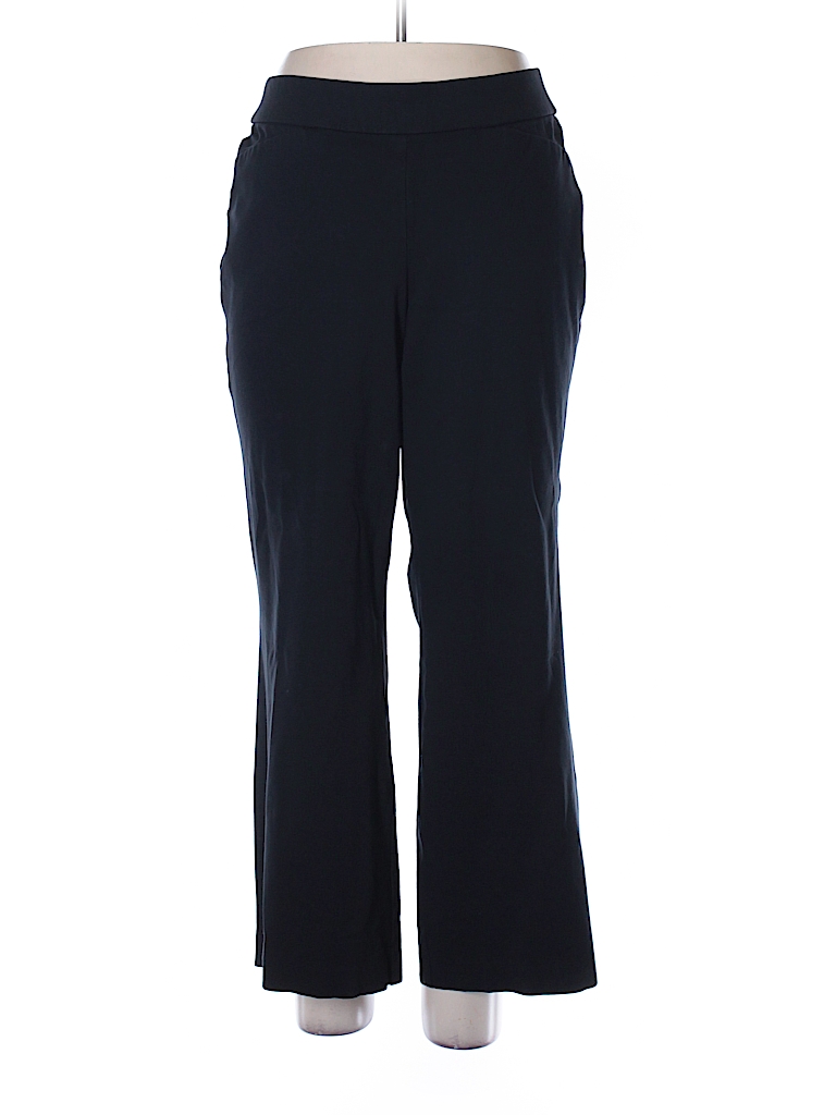 Lane Bryant Solid Black Dress Pants Size 18 - 20 (Plus) - 81% off | thredUP