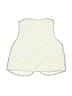 OshKosh B'gosh 100% Polyester Ivory Faux Fur Vest Size 3T - photo 2