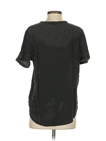 Equipment Short Sleeve Silk Top (view 2)