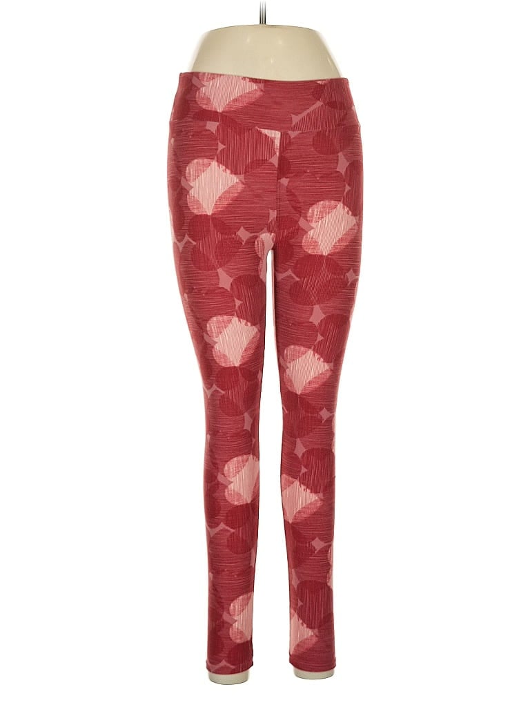 Pre-owned Lularoe Leggings In Red
