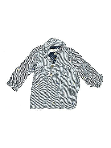 Zara Baby 3/4 Sleeve Button-Down Shirt (view 1)