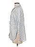 BKE 100% Cotton Stripes Silver Long Sleeve Button-Down Shirt Size L - photo 4