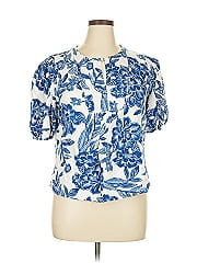 Christian Siriano New York Short Sleeve Blouse