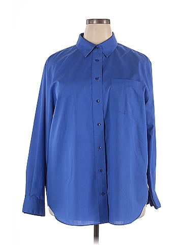 Foxcroft Long Sleeve Button-Down Shirt (view 1)