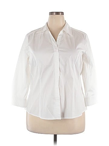 Riders by Lee 3/4 Sleeve Button-Down Shirt (view 1)