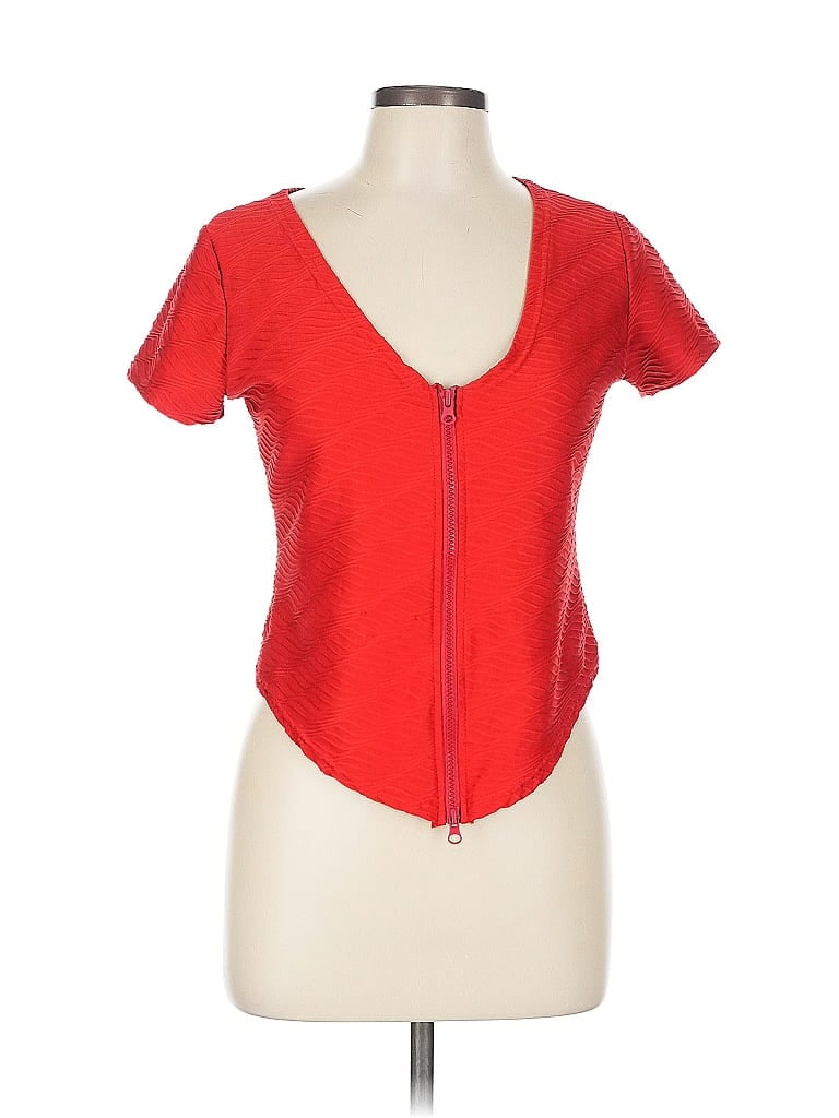 Pre-owned Unbranded Cardigan Sweater In Red