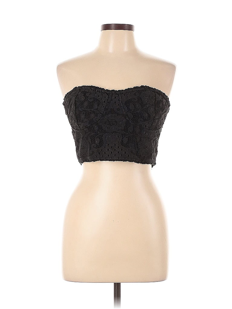FP One Black Sleeveless Top Size L - photo 1