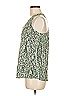 Collective Concepts 100% Polyester Green Sleeveless Blouse Size M - photo 5